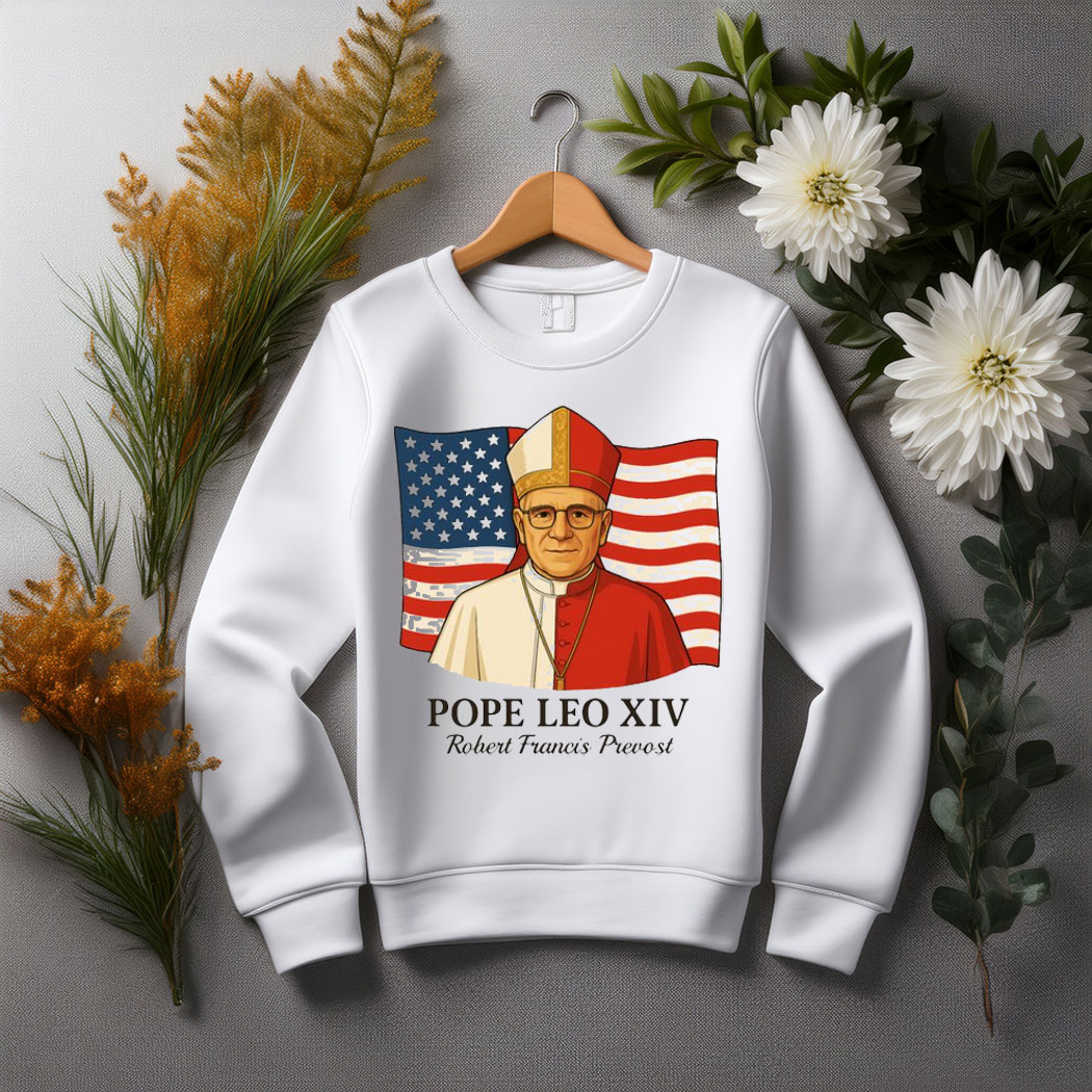 American Pope Leo XIV May 8th 2025 Robert Francis Prevost T-Shirt