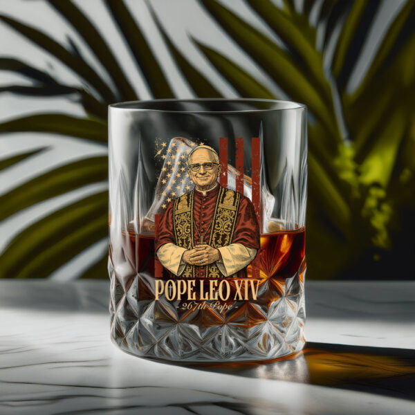 Cardinal Robert Prevost Pope Leo XIV Glass