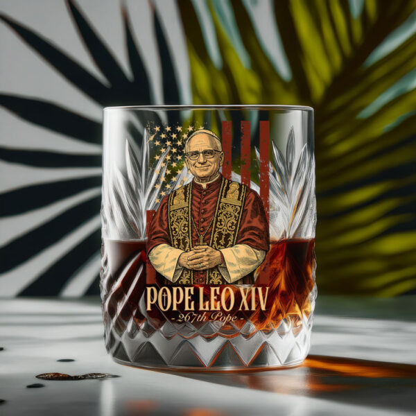 Cardinal Robert Prevost Pope Leo XIV Glass