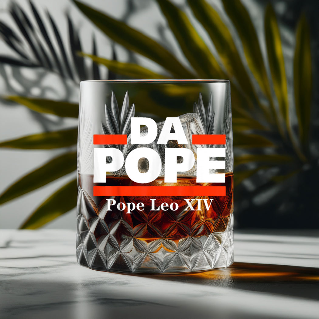 Chicago Pope Leo XIV Cardinal Robert Prevost Da Pope Glass