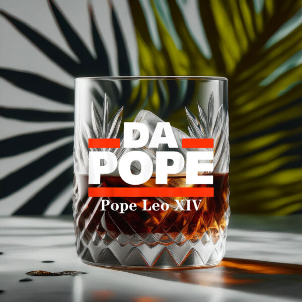 Chicago Pope Leo XIV Cardinal Robert Prevost Da Pope Glass