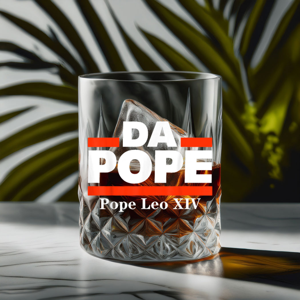 Chicago Pope Leo XIV Cardinal Robert Prevost Da Pope Glass