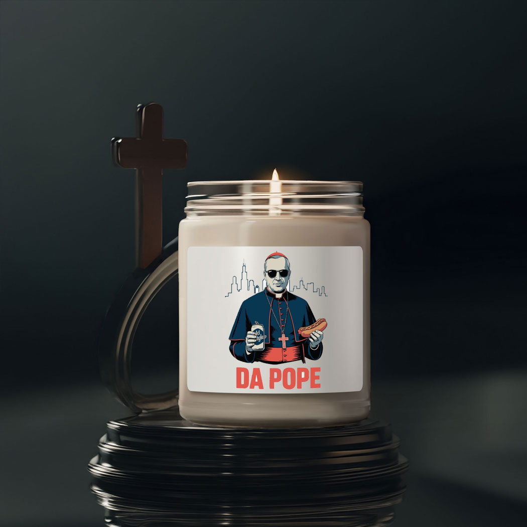 Da Pope Chicago Humor Leo XIV Candle