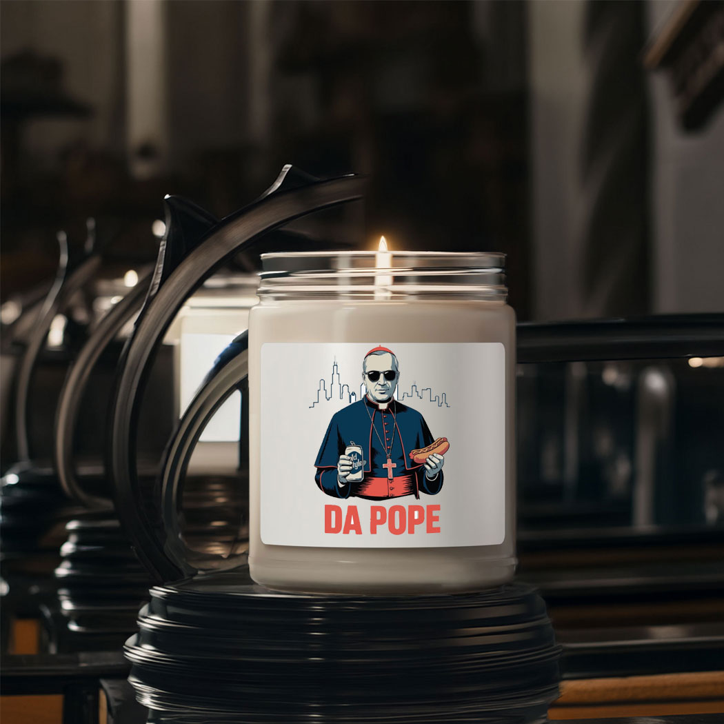 Da Pope Chicago Humor Leo XIV Candle