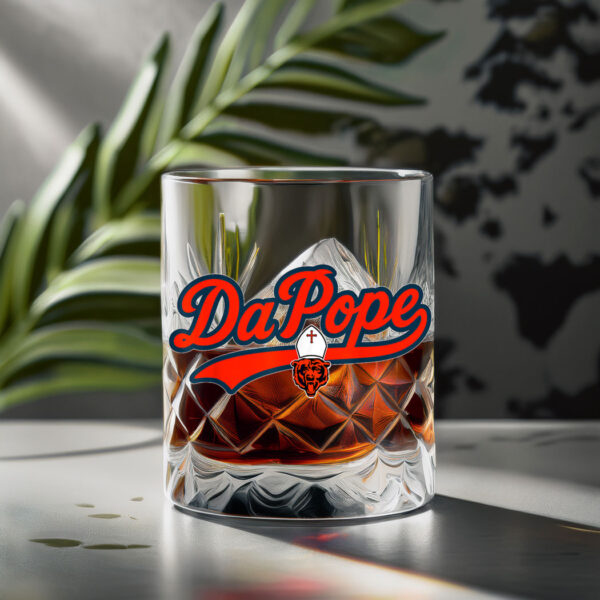 Da Pope Chicago Pope Leo XIV Glass