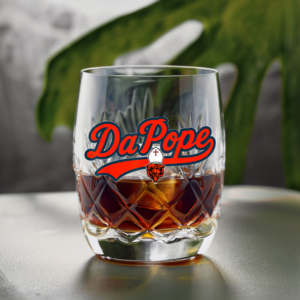 Da Pope Chicago Pope Leo XIV Glass