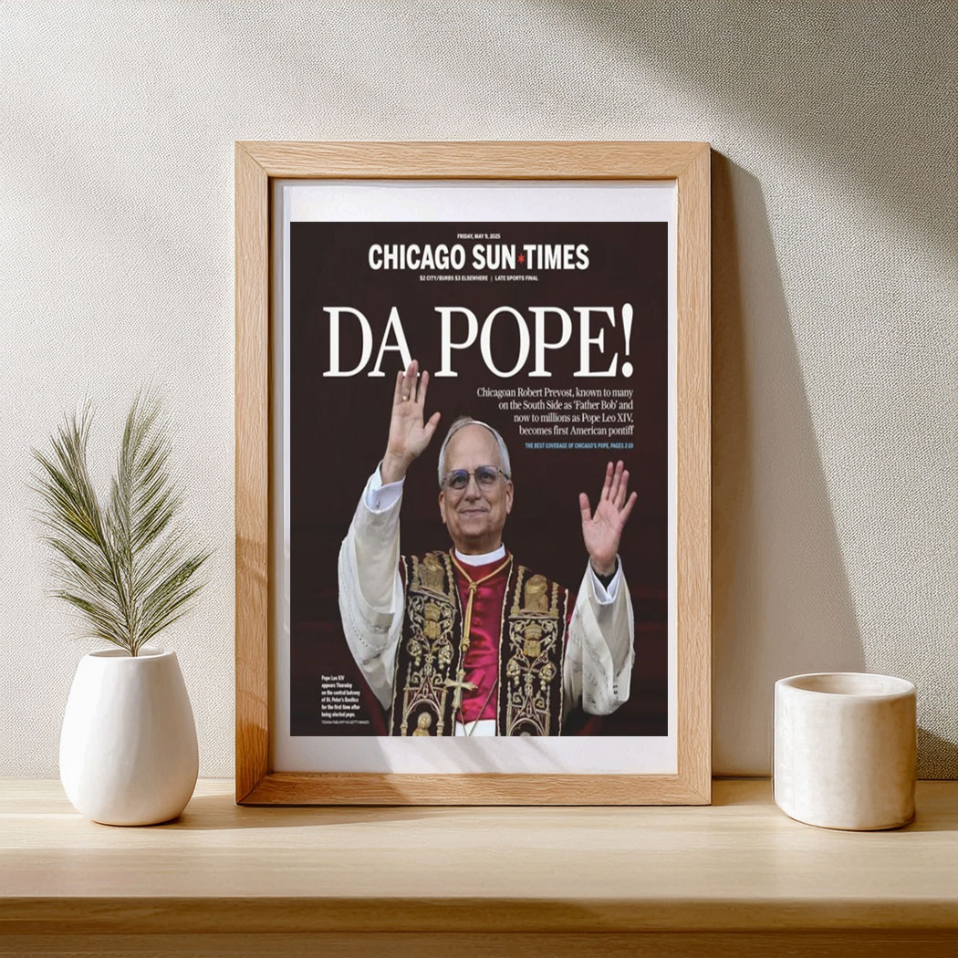 Da Pope! Home Page Framed Print Poster