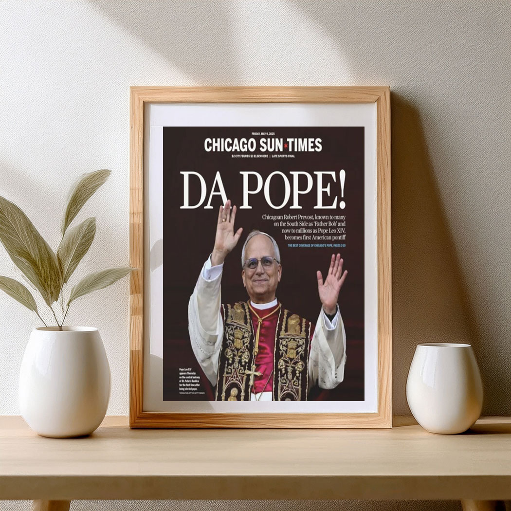 Da Pope! Home Page Framed Print Poster