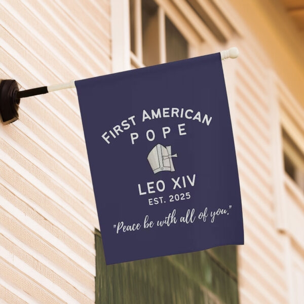 First American Pope Flag, Pope Leo XIV Flag