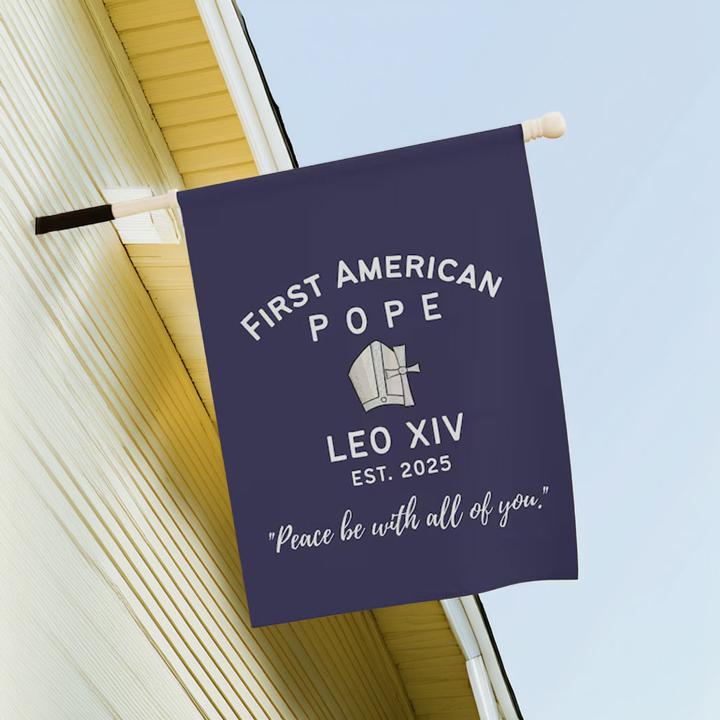 First American Pope Flag, Pope Leo XIV Flag