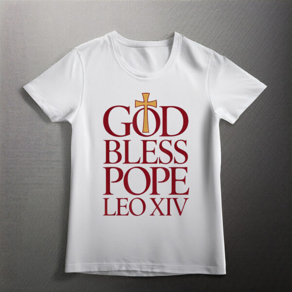 God Bless Pope Leo XIV T-Shirt, Robert Francis Prevost New Pope Shirt