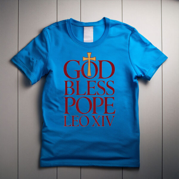 God Bless Pope Leo XIV T-Shirt, Robert Francis Prevost New Pope Shirt
