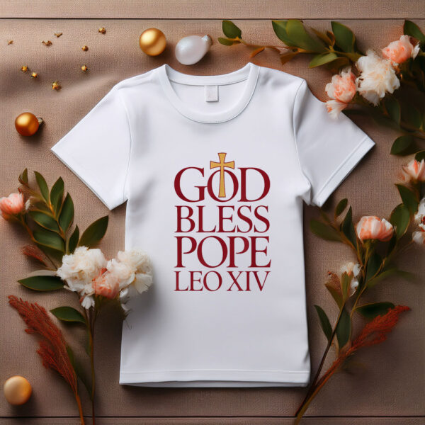 God Bless Pope Leo XIV T-Shirt, Robert Francis Prevost New Pope Shirt