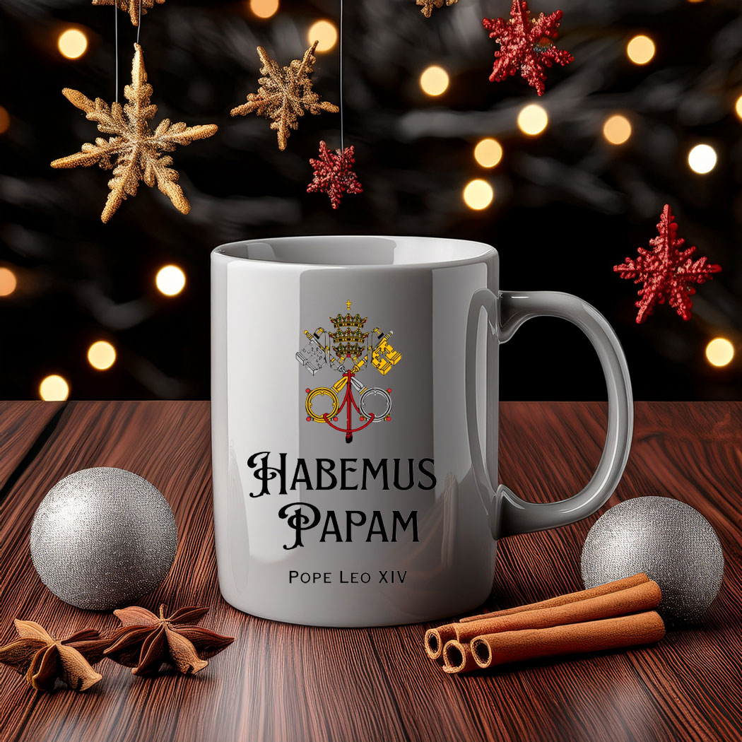 Pope Leo XIV Mug, Habemus Papam Coffee Cup
