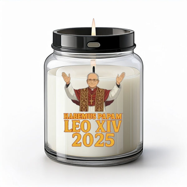 Habemus Papam LEO XIV Candle
