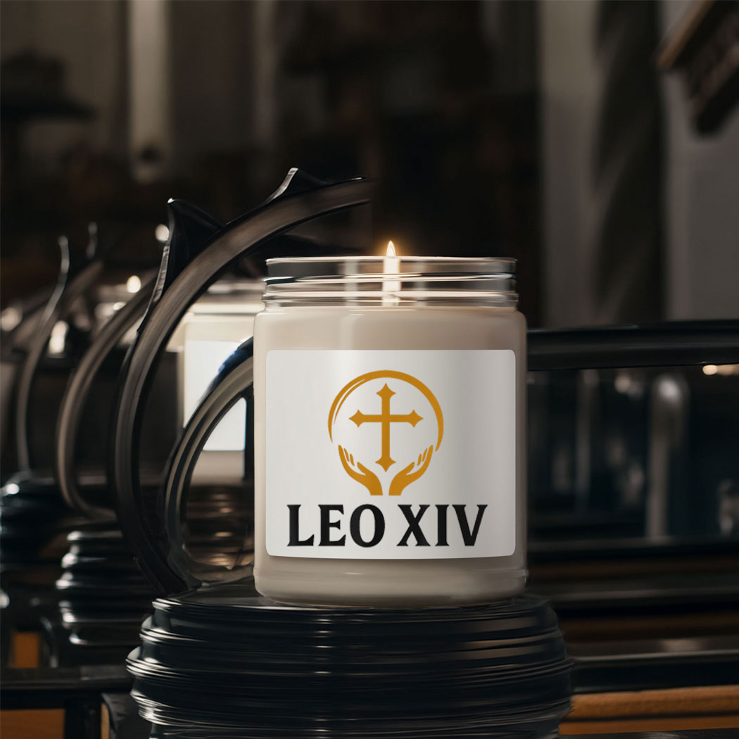 Habemus Papam, New Pope Leo XIV Candle