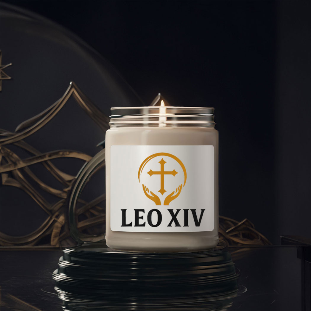 Habemus Papam, New Pope Leo XIV Candle