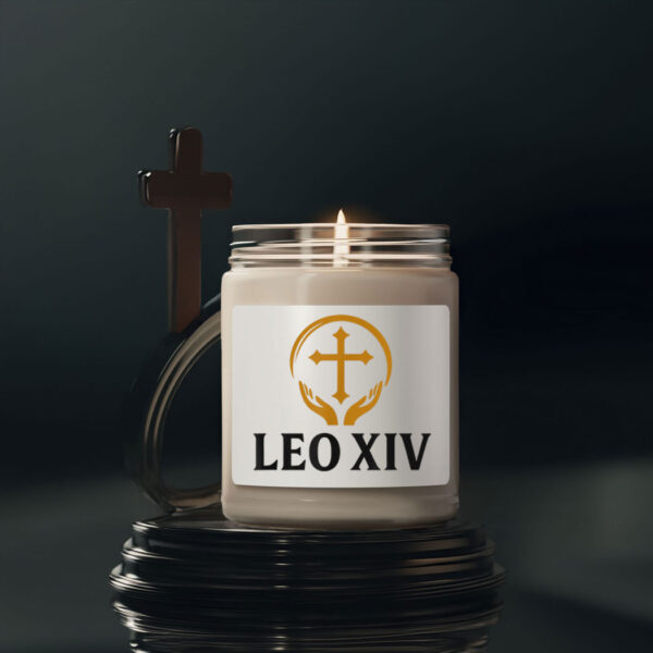 Habemus Papam, New Pope Leo XIV Candle