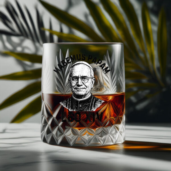 Habemus Papam Pope Leo XIV Glass