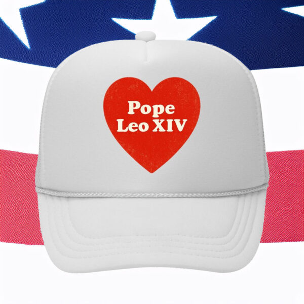 I Heart Love Pope Leo XIV Hat