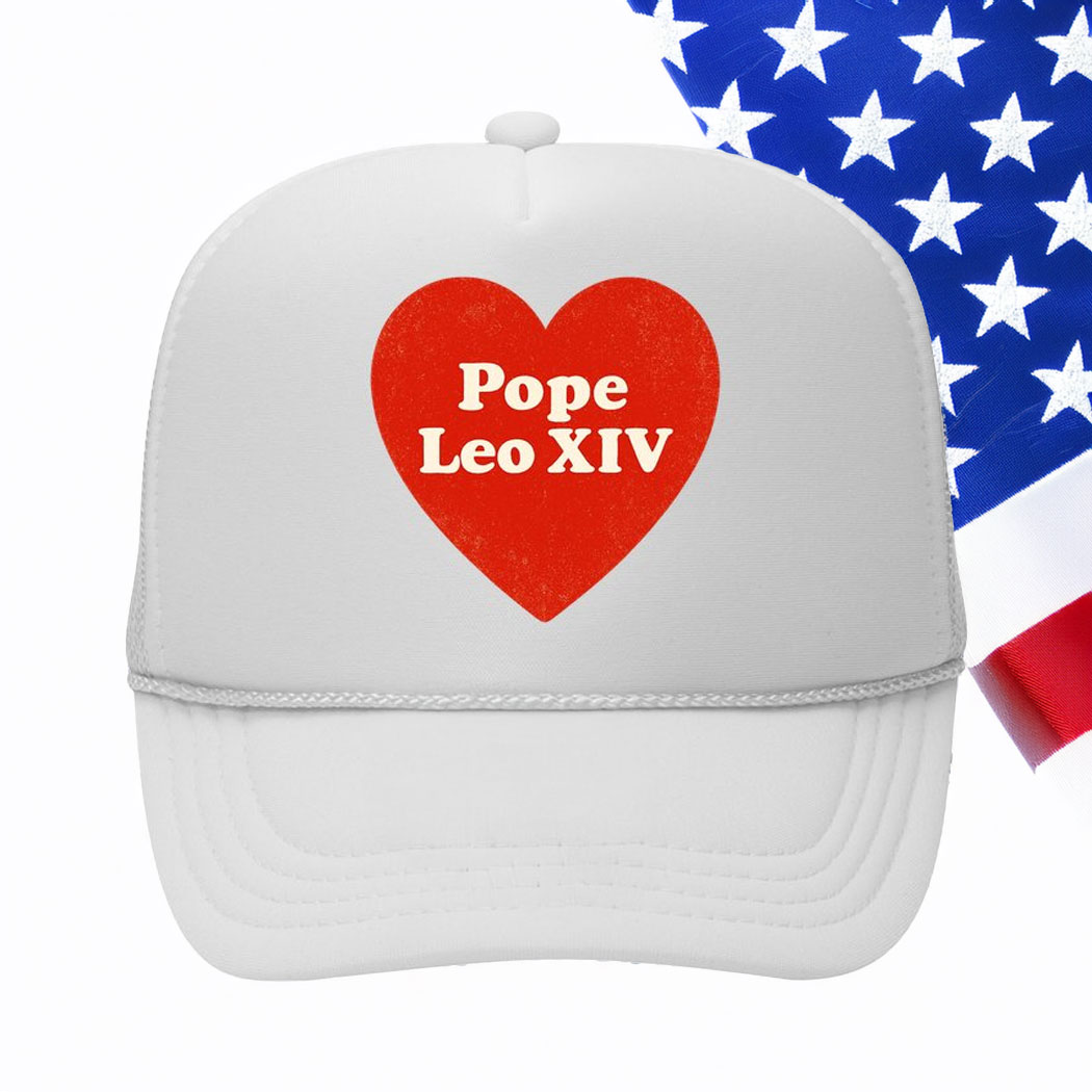 I Heart Love Pope Leo XIV Hat