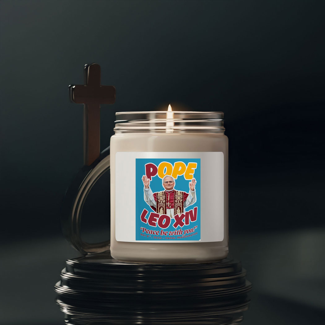 Inauguration Celebration Candle for Pope Leo XIV