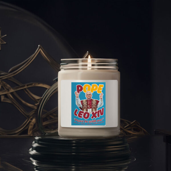 Inauguration Celebration Candle for Pope Leo XIV