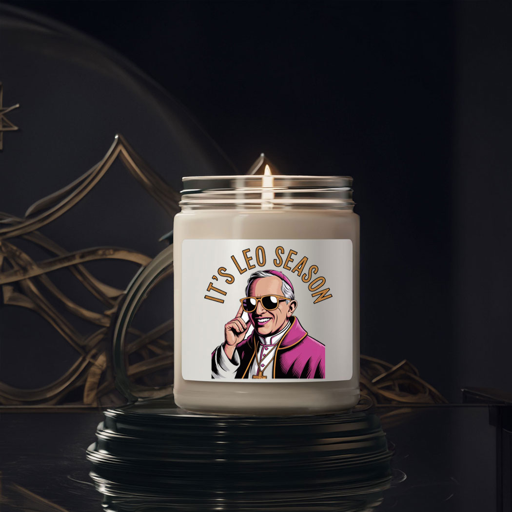It's Leo Season New Pope Leo XIV Candle