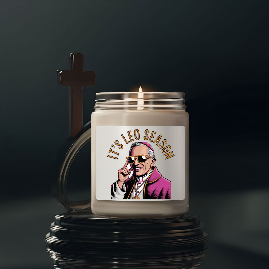 It's Leo Season New Pope Leo XIV Candle