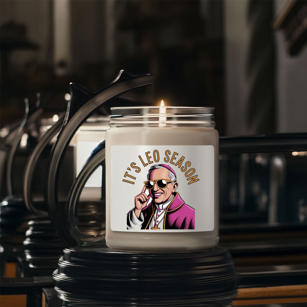 It's Leo Season New Pope Leo XIV Candle
