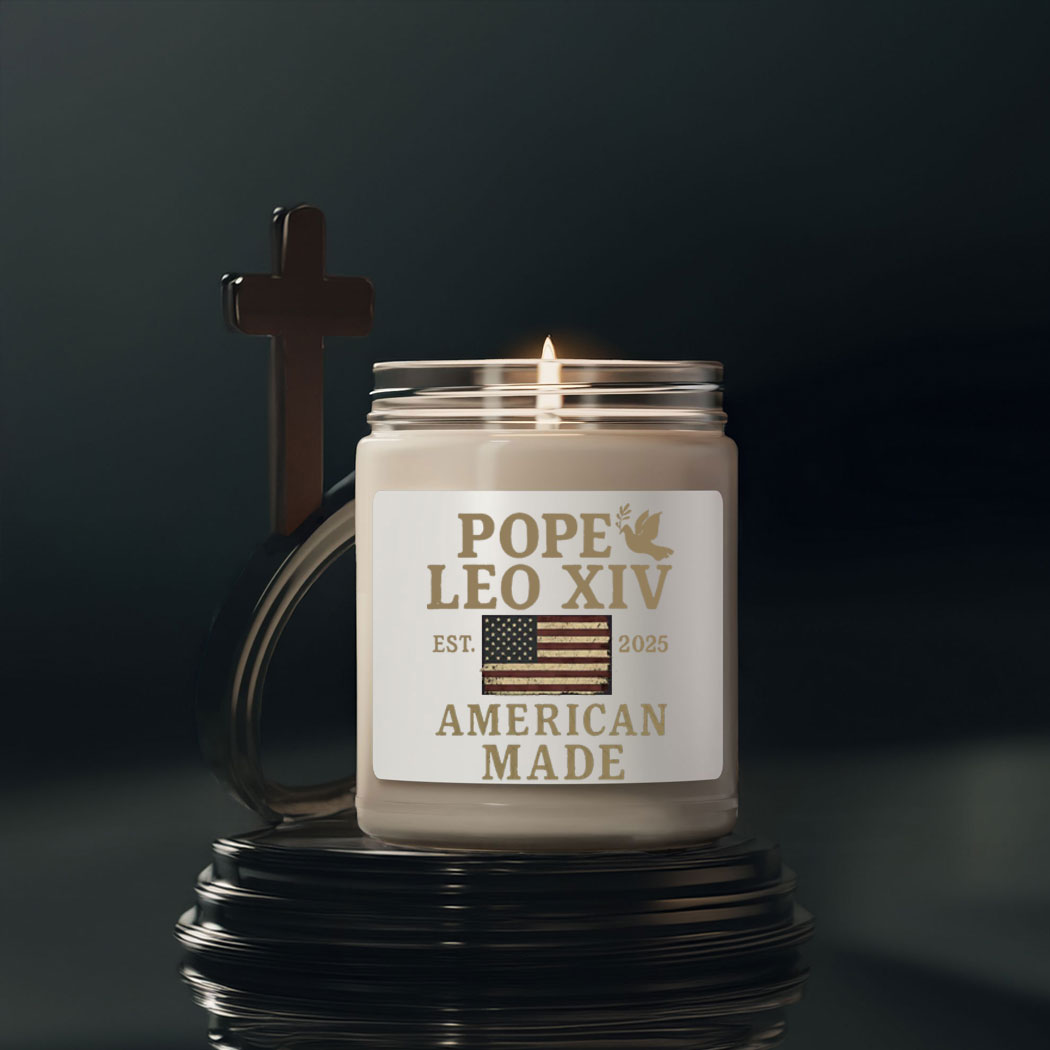 Leo XIV First American Pope Candle