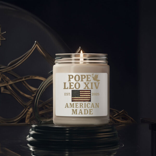 Leo XIV First American Pope Candle