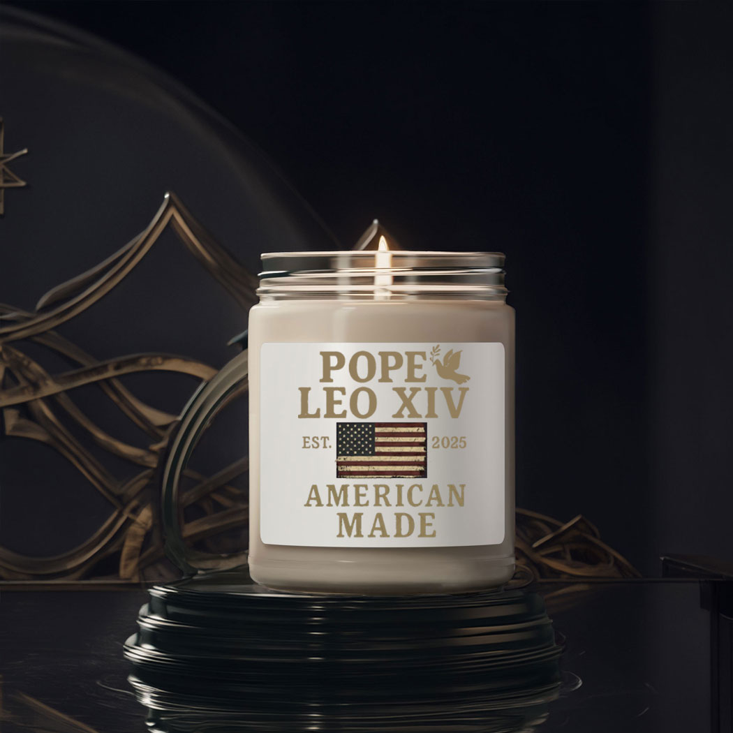 Leo XIV First American Pope Candle