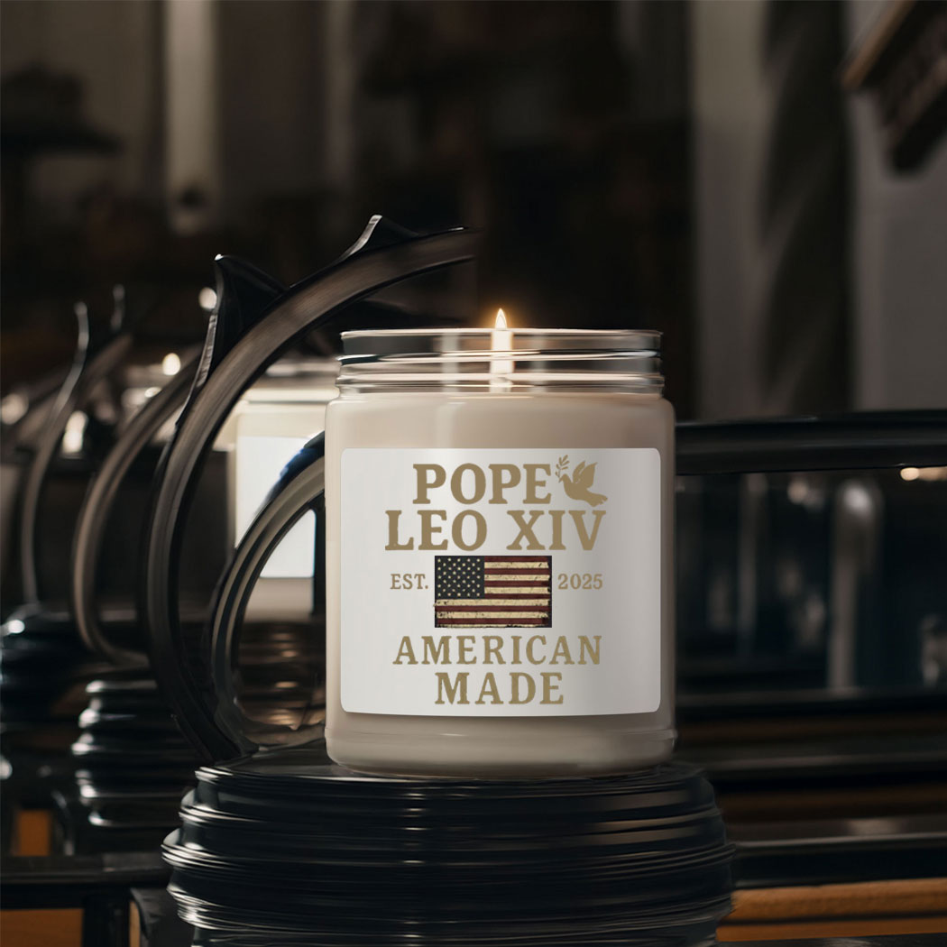 Leo XIV First American Pope Candle