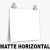 Matte Horizontal