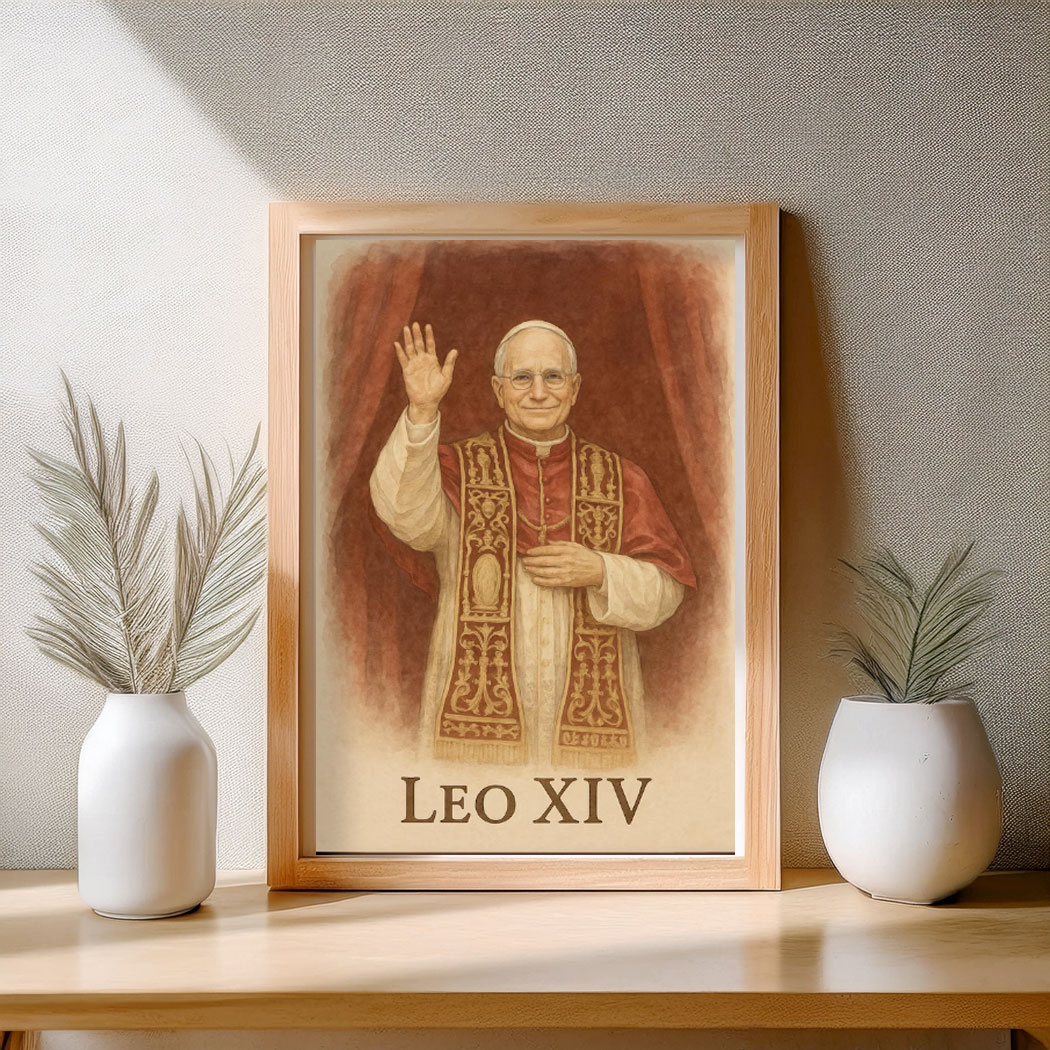 NEW Pope! Leo XIV - Catholic Wall Art Printable Poster