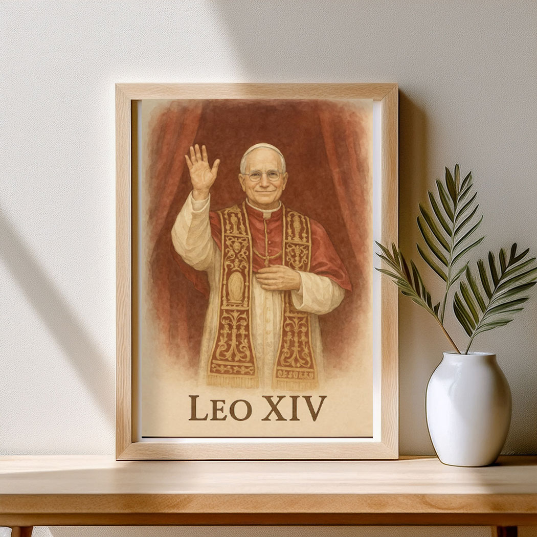 NEW Pope! Leo XIV - Catholic Wall Art Printable Poster