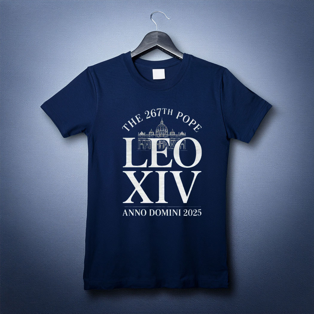 New Pope Leo XIV T-Shirt, Anno Domini 2025 Tee