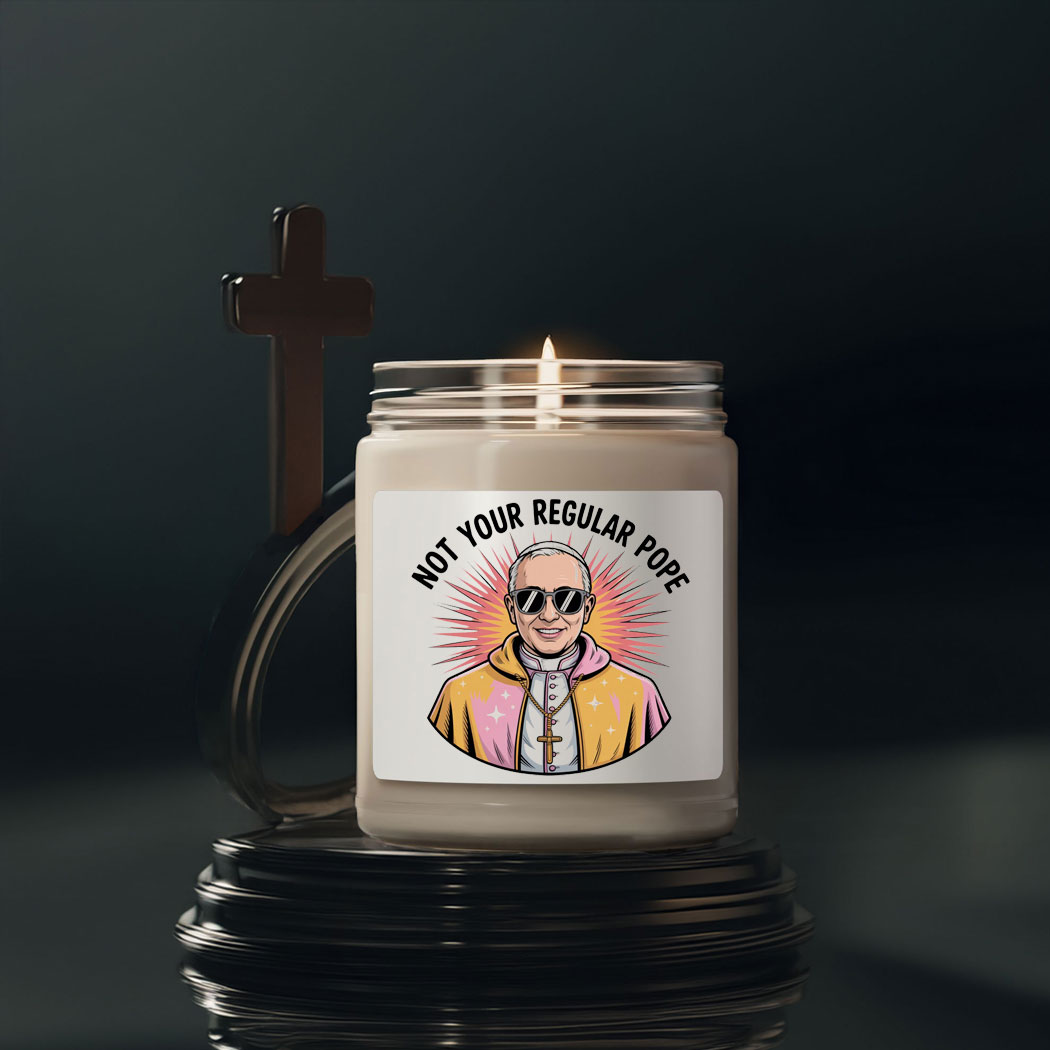 Not Your Regular Pope New Pope Leo XIV Candle