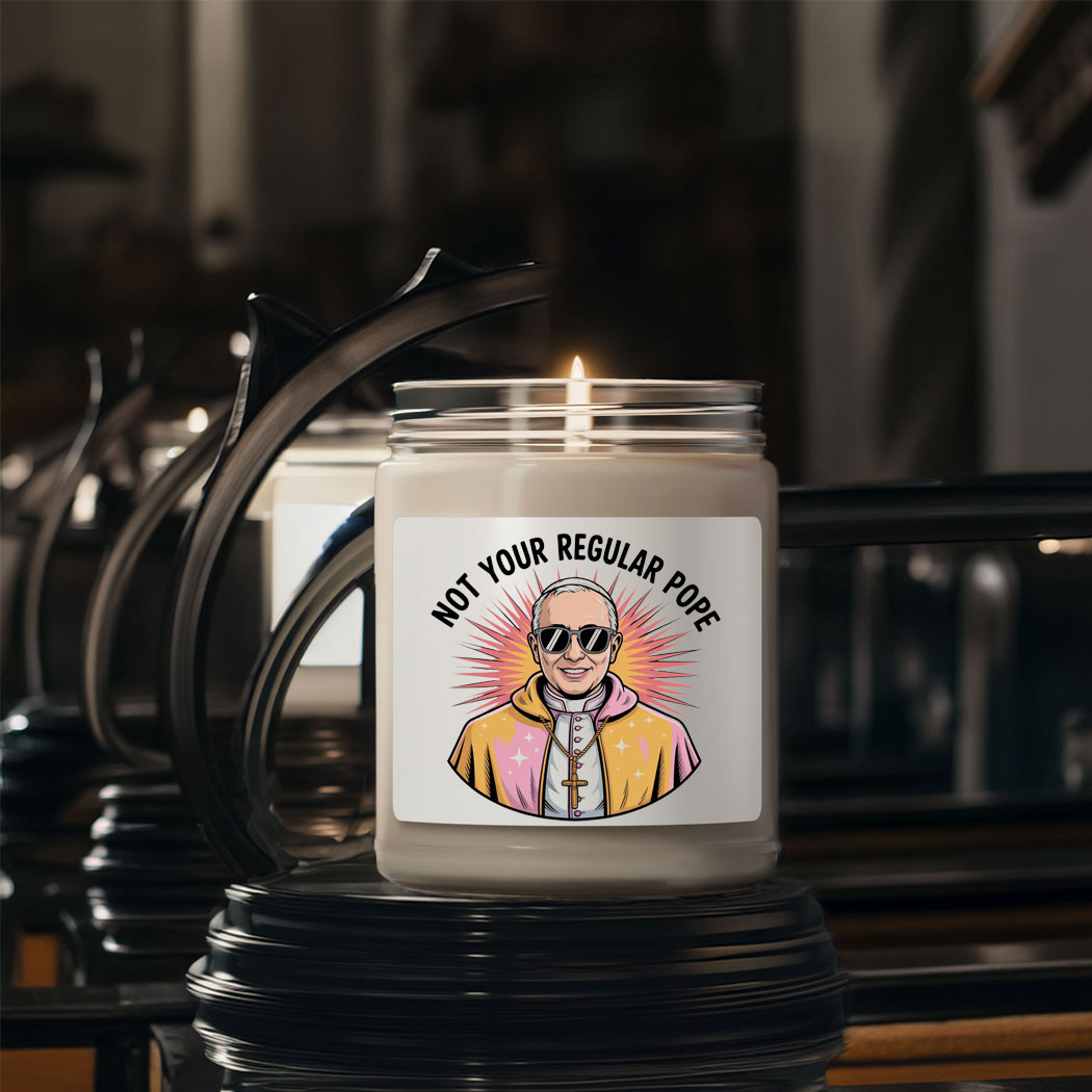 Not Your Regular Pope New Pope Leo XIV Candle