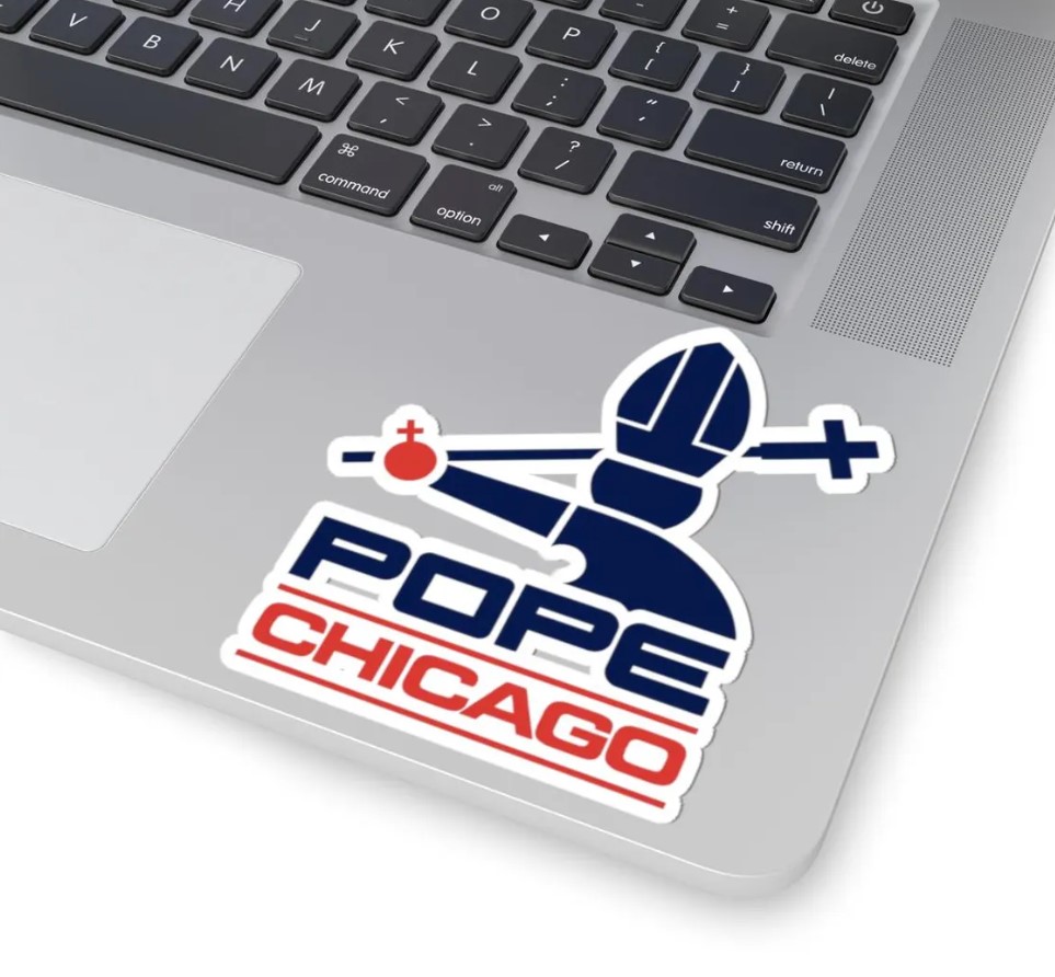 Pope Chicago Kiss-Cut Stickers