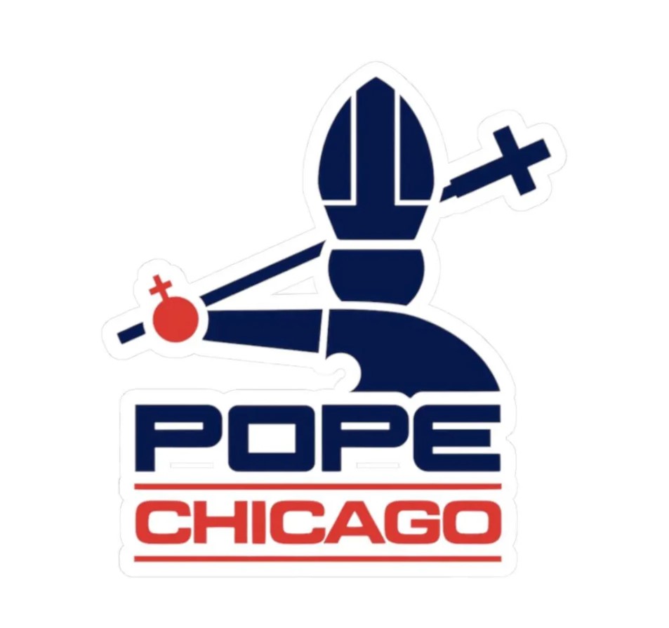 Pope Chicago Kiss-Cut Stickers