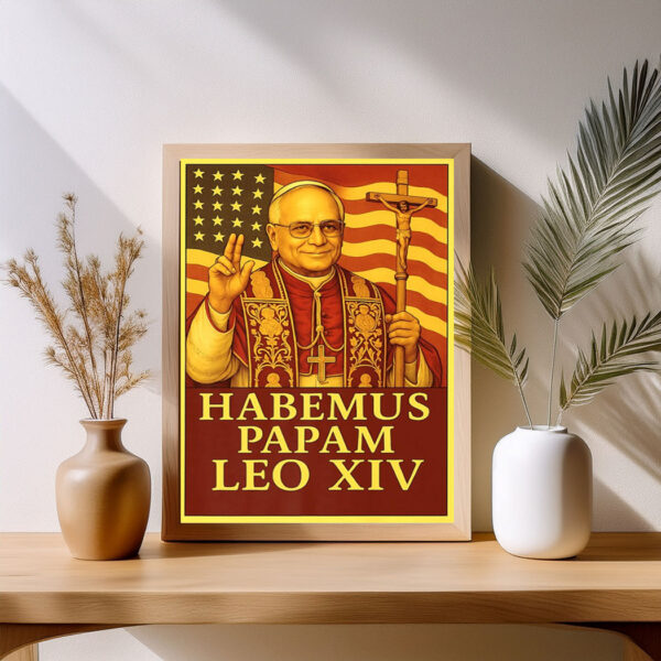 Pope Leo XIV American Poster