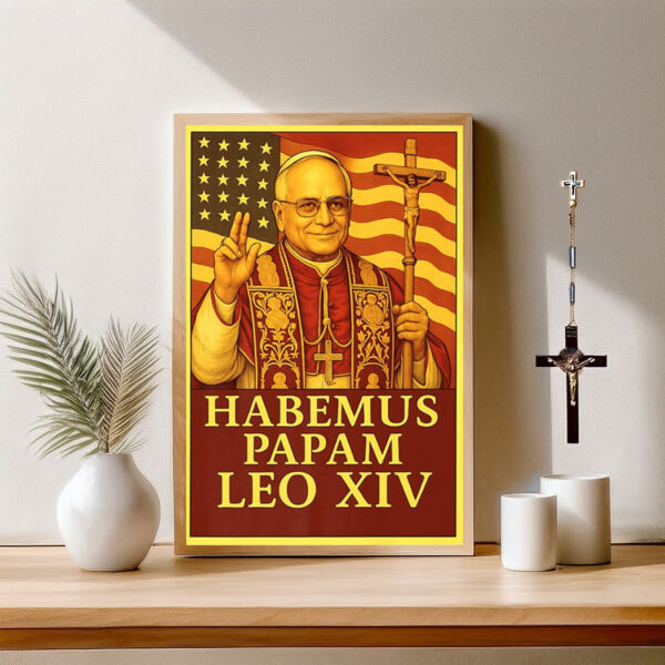 Pope Leo XIV American Poster