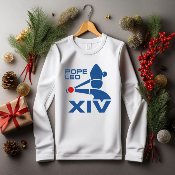 Pope Leo XIV Baseball Logo Long Sleeve Shirt