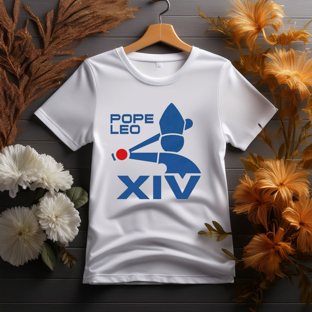 Pope Leo XIV Baseball Logo T-Shirt