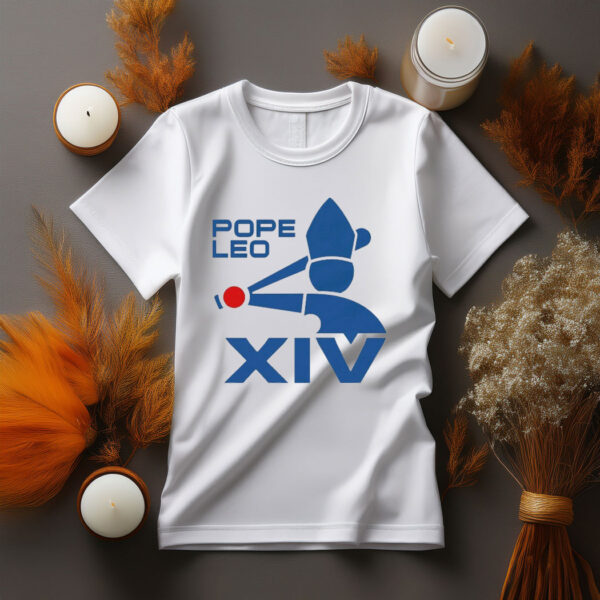 Pope Leo XIV Baseball Logo T-Shirt