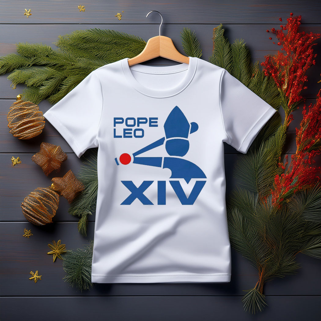 Pope Leo XIV Baseball Logo T-Shirt