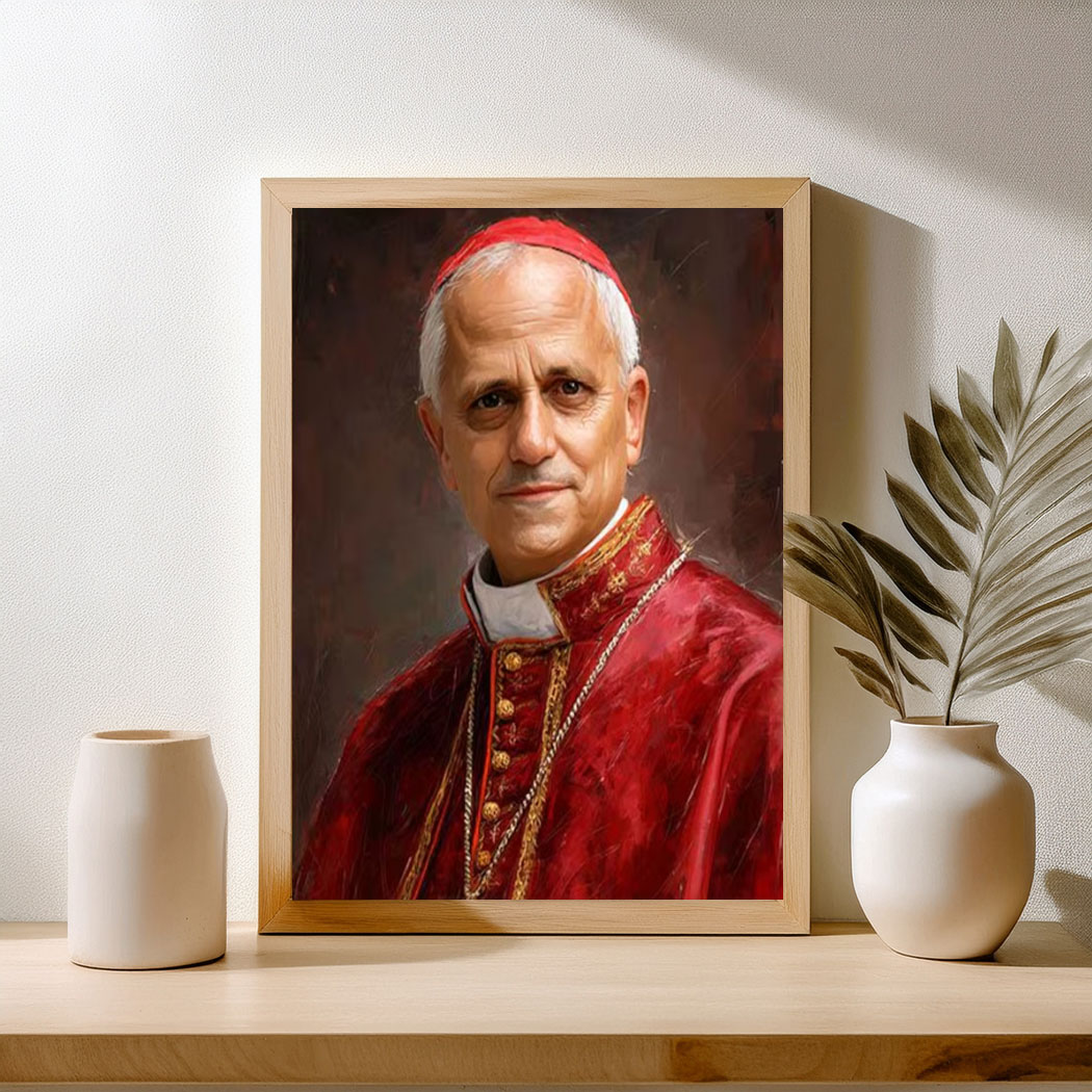 Pope Leo XIV , Cardinal Robert Francis Prevost First American Pope Poster