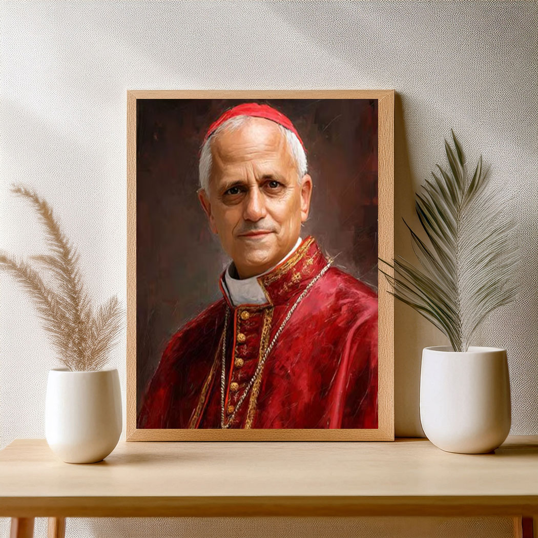 Pope Leo XIV , Cardinal Robert Francis Prevost First American Pope Poster